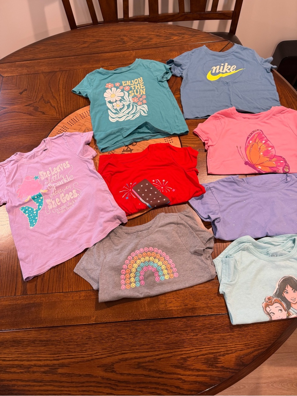 Girls Short Sleeve Shirts Size 6/7 or small
